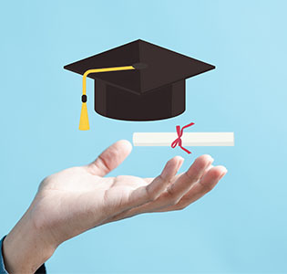 CAP AND DEGREE IMAGE